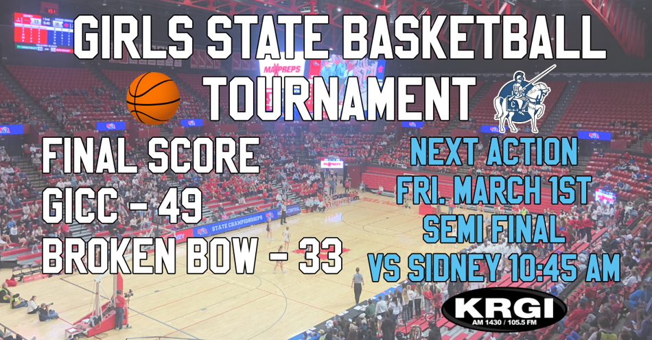 GICC Girls Down Broken Bow To Advance To State Semi's