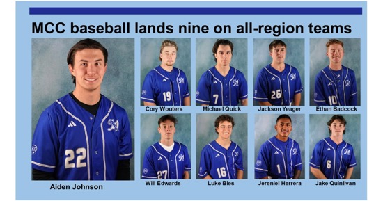 Nine Indians Receive All-Region Baseball Honors