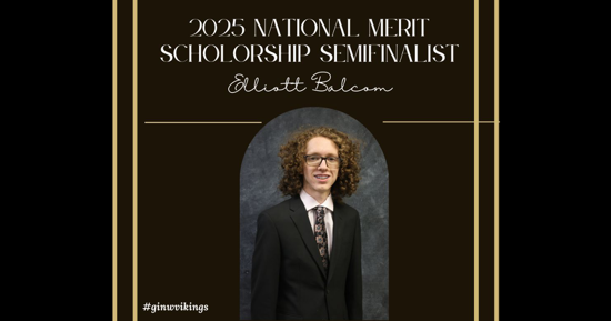 Northwest Senior Elliott Balcom Named Merit Scholarship Semifinalist