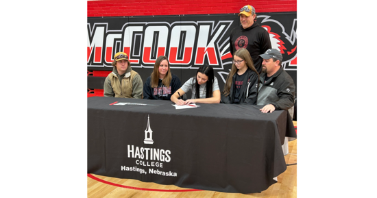 McCook Track and Field Standout Paige Bortner Signs with Hastings College